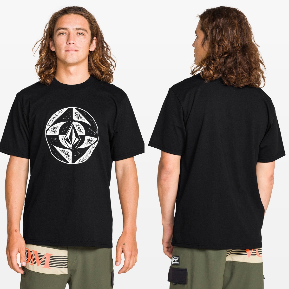Streetwear Brand Stoned & Co - T-shirt in cotone con grafica Circle