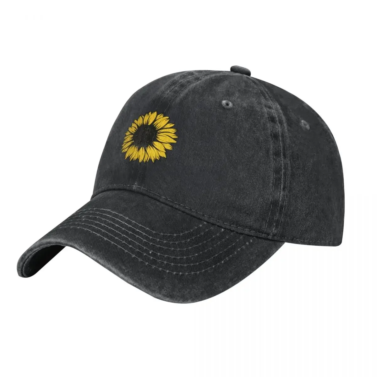 Yellow Streetwear Brand - Cappellino da Baseball con Girasole Giallo,