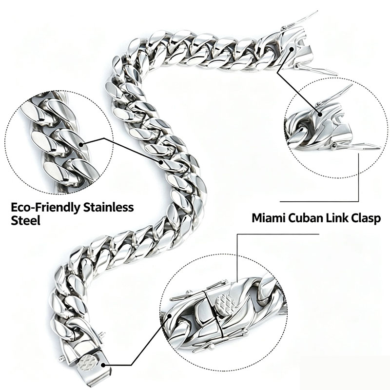 Bracciale Apexelle in acciaio  - Streetwear Brand Jewelry recensione e prezzo